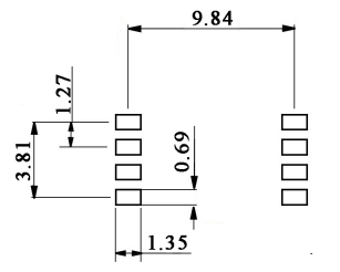 فشار اتمسفور سنسور خروجی آنالوگ 5V 700kPa 1